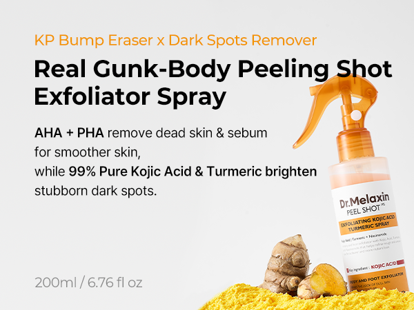 DR.MELAXIN PEEL SHOT EXFOLIATING KOJIC ACID TURMERIC SPRAY 200ml