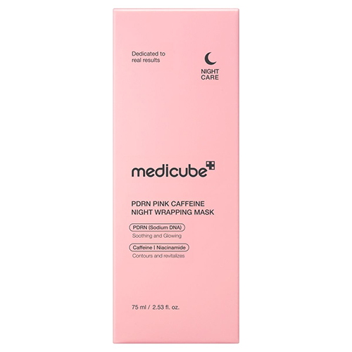 MEDICUBE PDRN PINK CAFFEINE NIGHT WRAPPING MASK 75ML