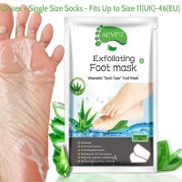 Foot Peel Mask - For Cracked Heels Make Feetget Smooth Skin (ALOE)