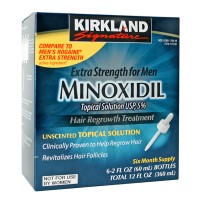 MINOXIDIL 5% FOR MEN 6 x 60ml Bottles (6 Month Supply) by Kirkland Signature