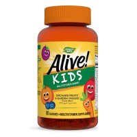 Nature's Way, Alive! Gummies, Multi-Vitamin for Children, Cherry, Orange & Grape Flavored, 60 Gummies